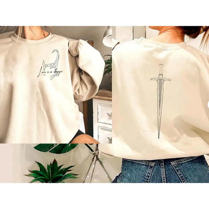 Love Is A Dagger Shirt Loki Retro Shirt - Hiddengem