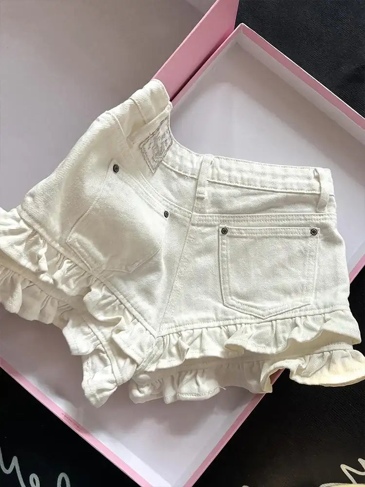 High Waist Slimming Casual  Jeans Short - Hiddengem