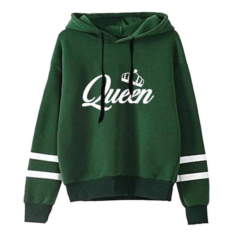 Queen Lady's hooded  Pullover - Hiddengem