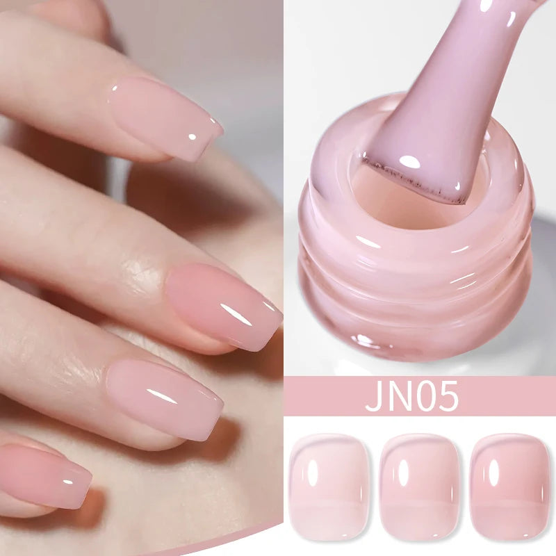 BORN PRETTY 10ML Nude Brown Fall Gel Nail Polish White Halloween Fall - Hiddengem