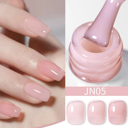BORN PRETTY 10ML Nude Brown Fall Gel Nail Polish White Halloween Fall - Hiddengem