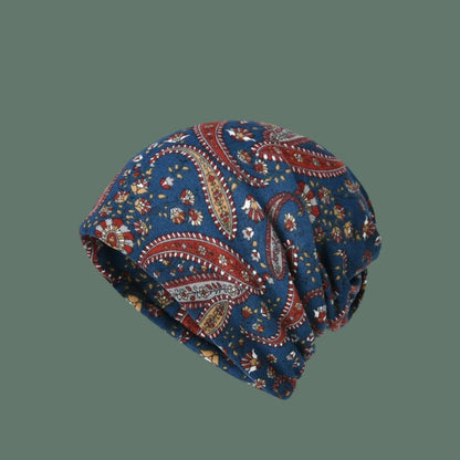 Hip Hop Women Dance Hat Fashion Spring Autumn Warm Beanies Skullies Causal Lady Outdoor Floral Soft Beanie For Female Beauty Hat