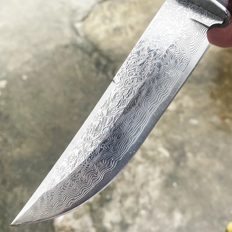 VG10 Damascus Hunting Tactical Survival Knife/Blade - Hiddengem