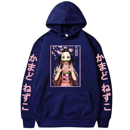 Unisex anime street hoodie - Hiddengem