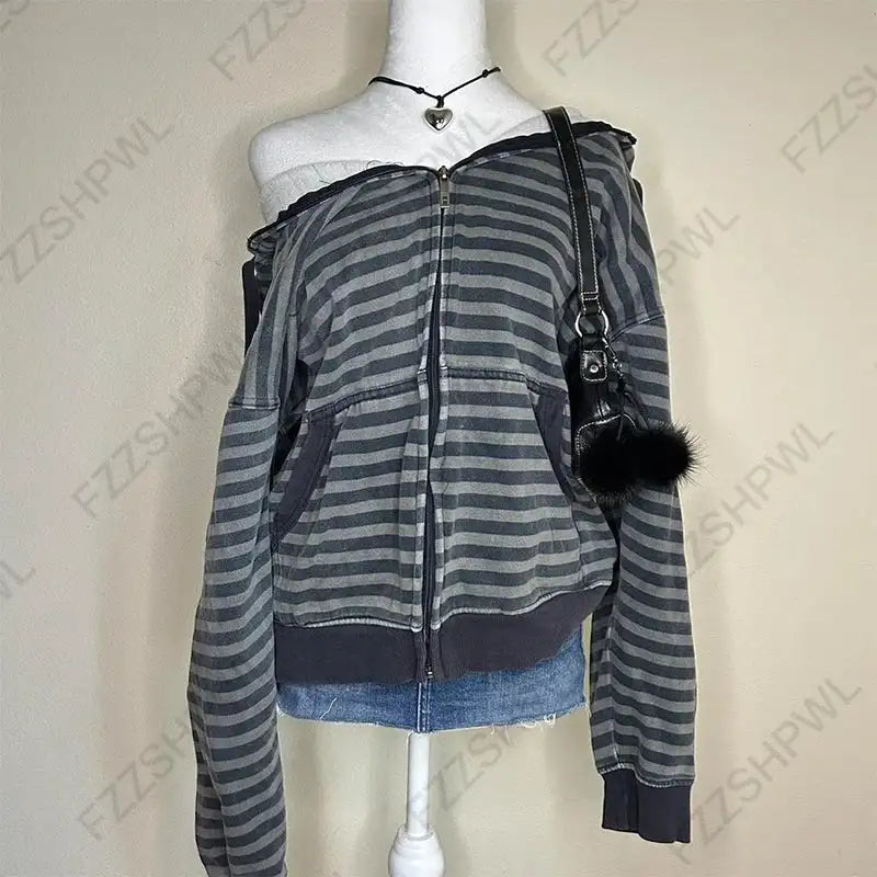 Grunge Punk Hip Hop  Women's Hoodie - Hiddengem