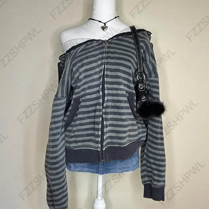 Grunge Punk Hip Hop  Women's Hoodie - Hiddengem
