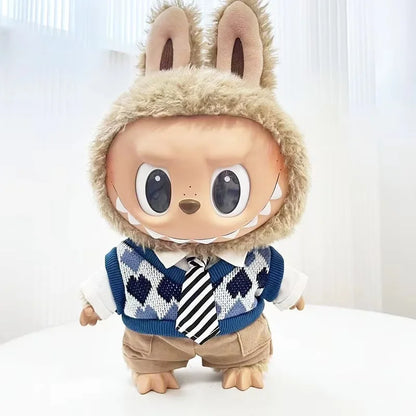 Labubu Clothes Series Doll 38cm Doll Fashion Outfit Macaron Color Collectible Blind Box Cute DIY Clothes For Bjd Cosplay Gift
