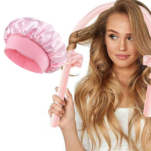 4pcs in 1 Sponge Hair Curlers with 1 Clips & 2 Scrunchies -