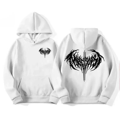 Rapper Graphic Hoodies Men Retro Hip Hop Hoodie Fashion Oversized Sweatshirt Streetwear