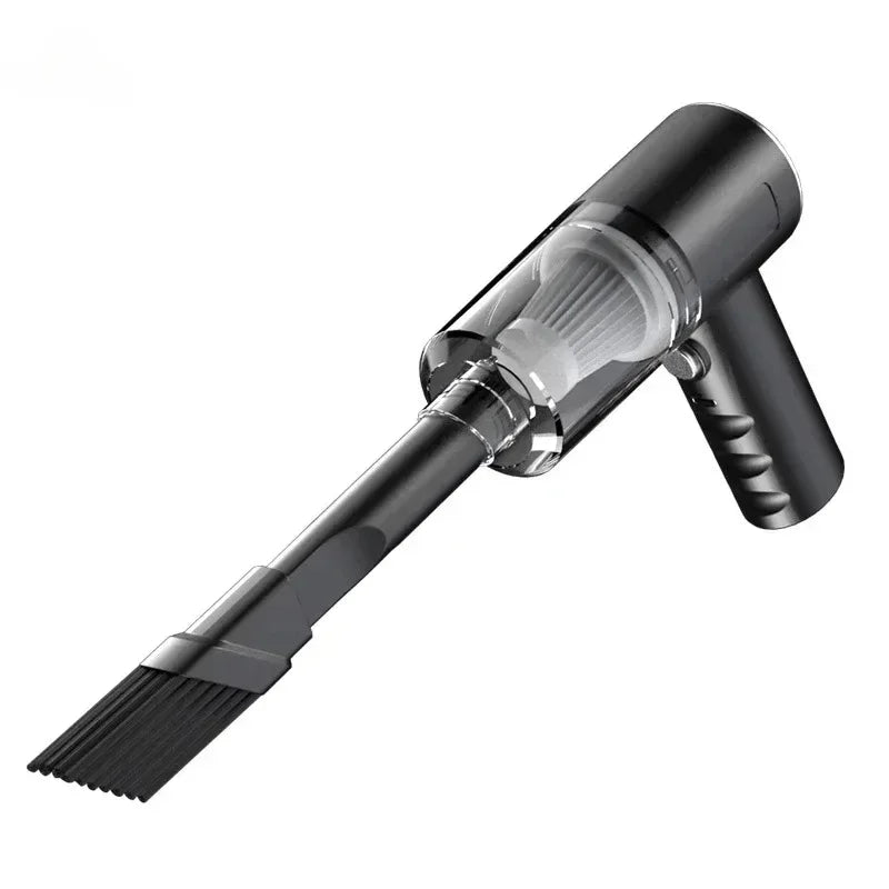 Black Portable Car Cordless Rechargeable 3-in-1 Vacuum - Hiddengem