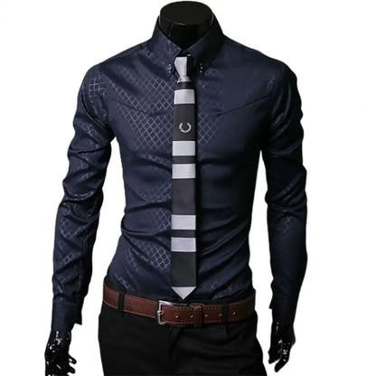 Men classy yet sophisticated  Turn-down  shirt