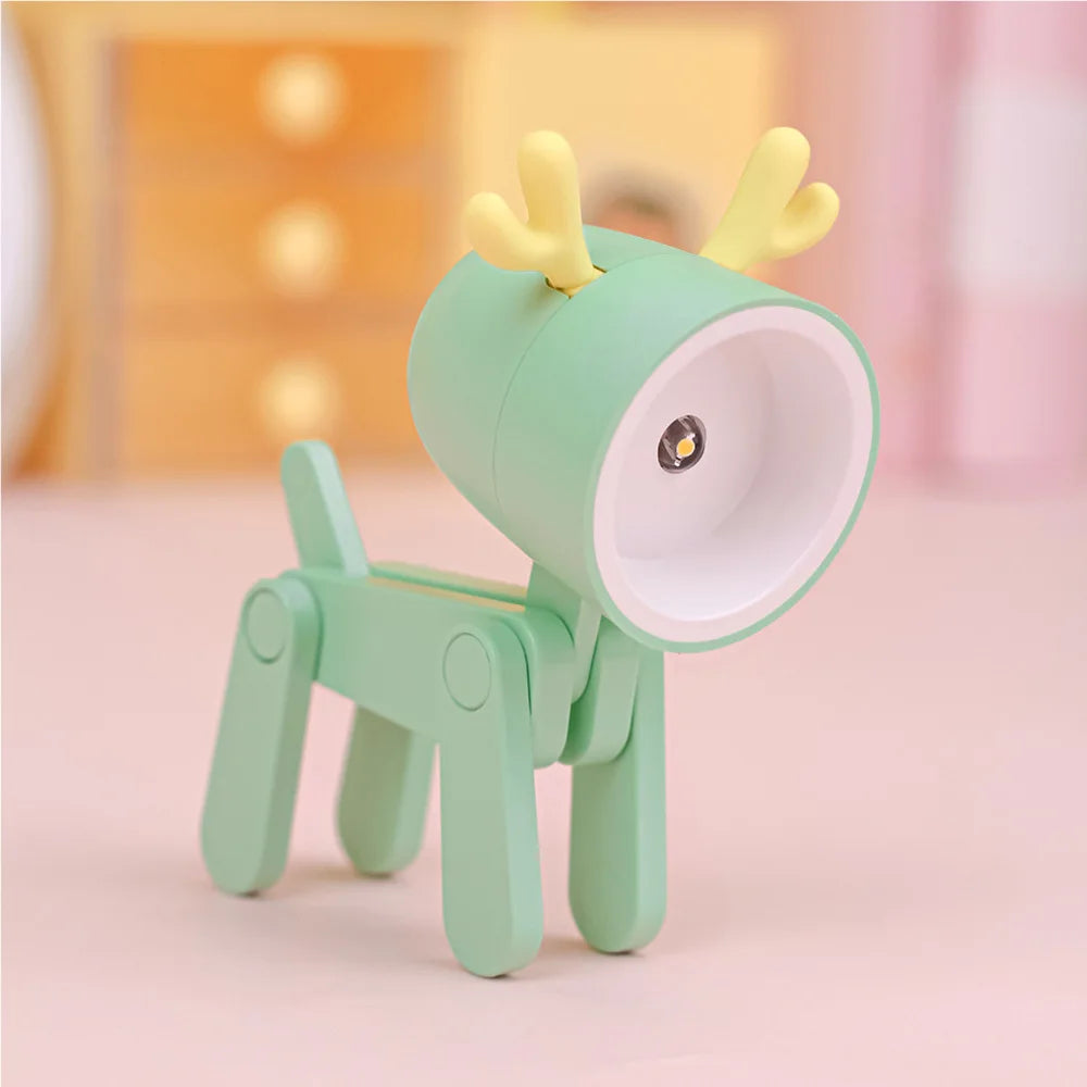 LED Night Light Mini Folding animal for desk