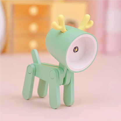 LED Night Light Mini Folding animal for desk