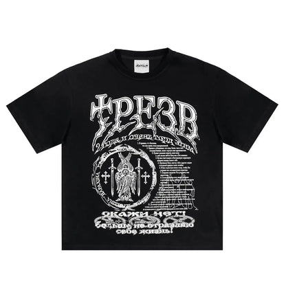 Hip Hop Streetwear Men T Shirt