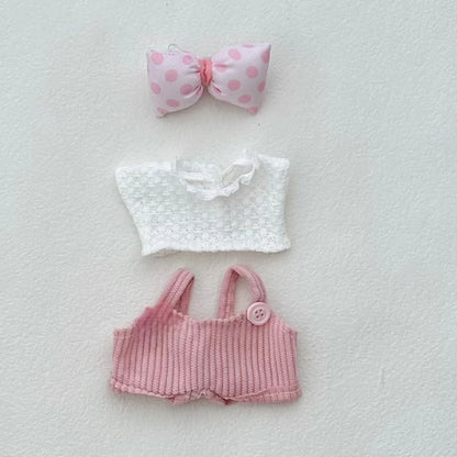 Labubu Clothing Accessories for V1 V2 V3 DIY Doll Clothes Fashion Birthday Gift Children's Toys Cute Ragdoll Skirts Bundle Pants
