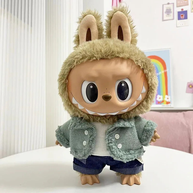 Labubu Clothes Series Doll 38cm Doll Fashion Outfit Macaron Color Collectible Blind Box Cute DIY Clothes For Bjd Cosplay Gift