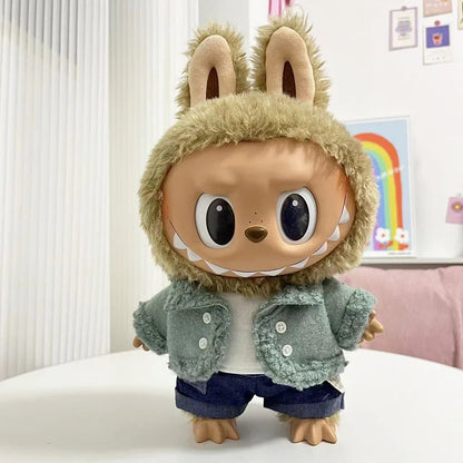 Labubu Clothes Series Doll 38cm Doll Fashion Outfit Macaron Color Collectible Blind Box Cute DIY Clothes For Bjd Cosplay Gift