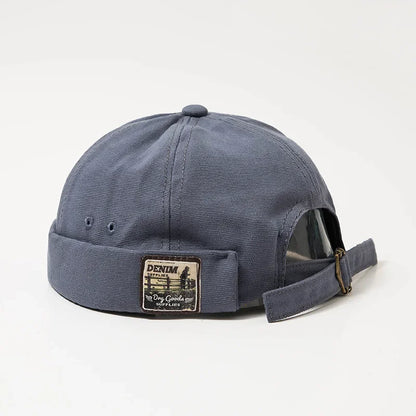 Hip Hop Docker Caps Unisex Skullcaps Men Women Dome Melon Skullies Beanie Cap Fashion Vintage Brimless Landlord Hat Streetwear
