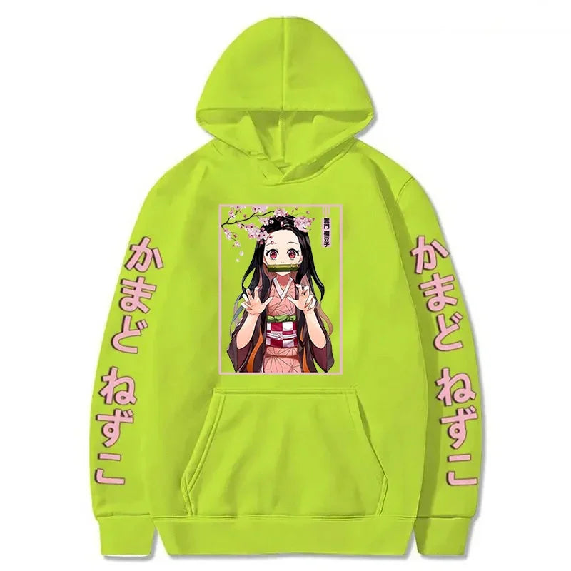 Unisex anime street hoodie - Hiddengem