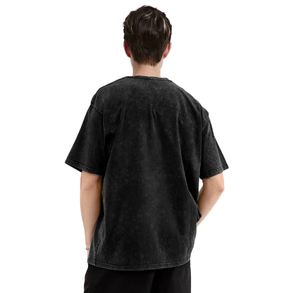 Washed T Shirt AC-DC Distressed - Hiddengem