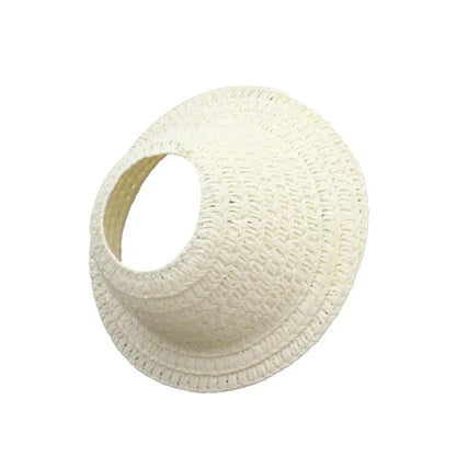 Labubu open top straw hat