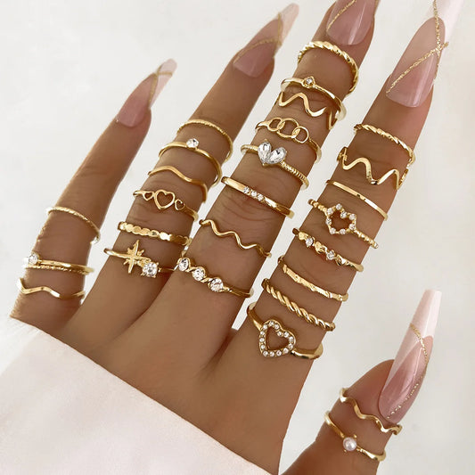 Boost fashion ring sets - Hiddengem