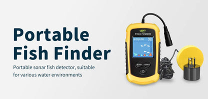 FFC1108-1 Alarm 100M Portable Sonar Fish Finders 45 degrees - Hiddengem