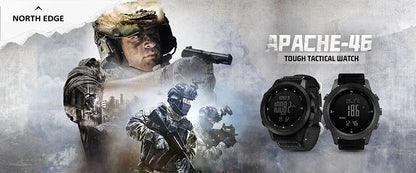 NORTH EDGE Men's sport Digital watch Hours Active lifestyle - Hiddengem