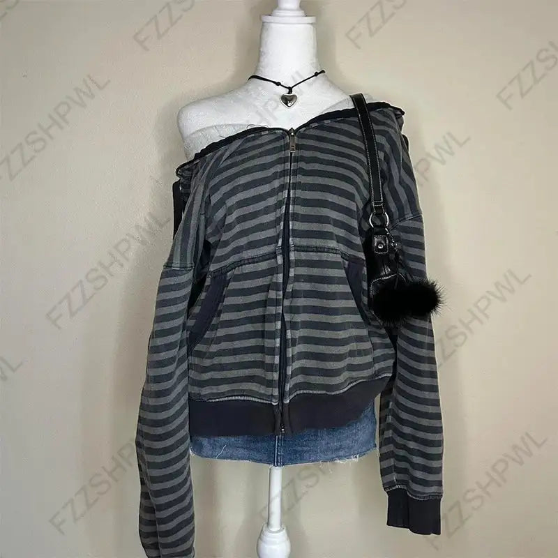 Grunge Punk Hip Hop  Women's Hoodie - Hiddengem
