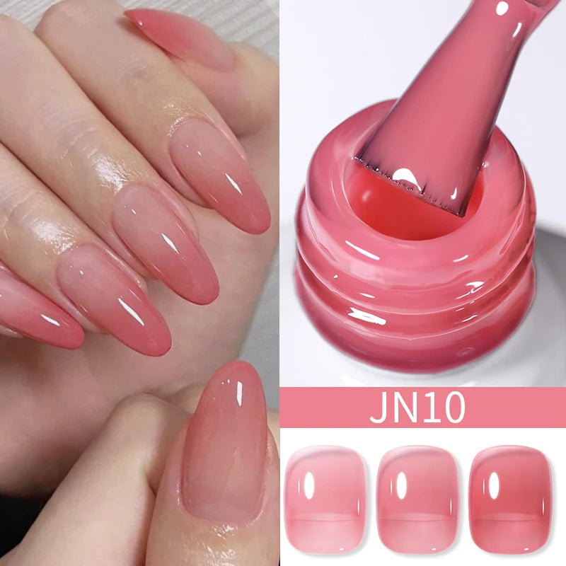 BORN PRETTY 10ML Nude Brown Fall Gel Nail Polish White Halloween Fall - Hiddengem