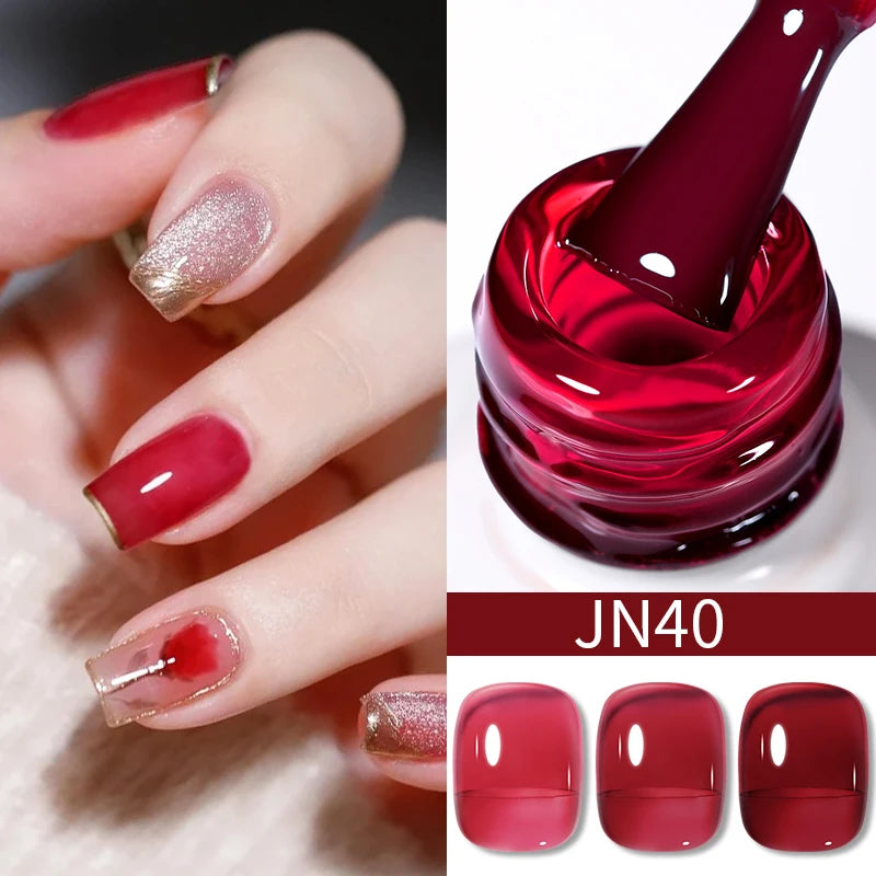 BORN PRETTY 10ML Nude Brown Fall Gel Nail Polish White Halloween Fall - Hiddengem