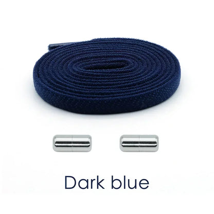 Elastic No Tie Shoelaces Flat Shoe Laces - Hiddengem