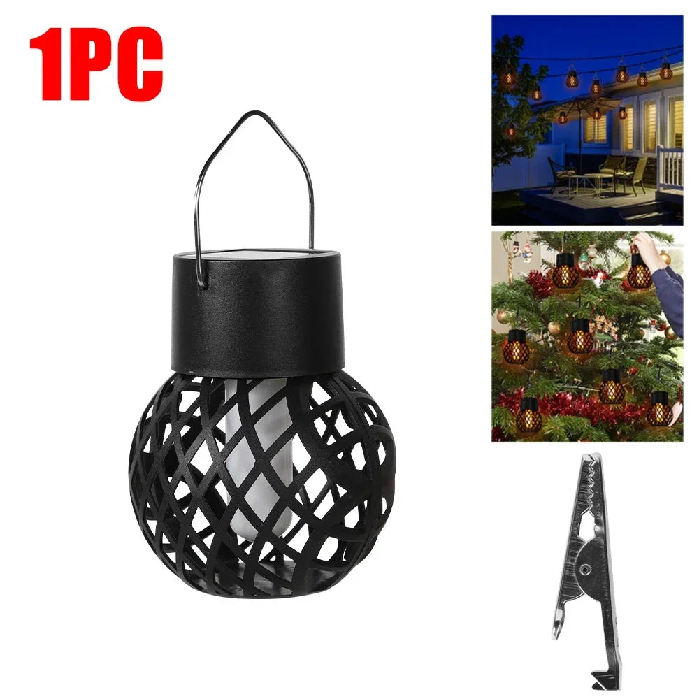 Solar Flame Hanging Ball Lamp - Hiddengem