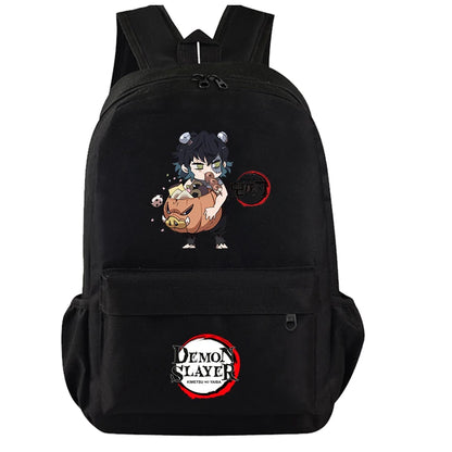 Demon Slayer Backpack Set - 3PC Anime School Bag Collection - Hiddengem