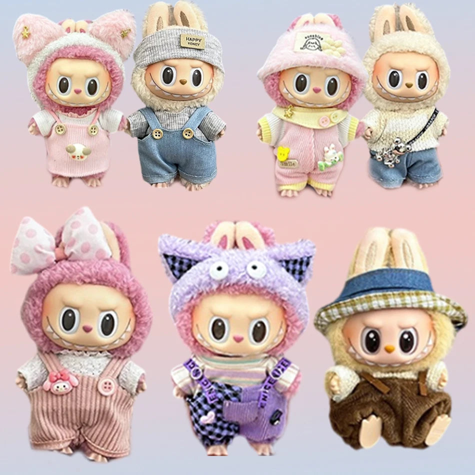 Labubu Clothes Fashion Overalls Labubu Idol  Dolls