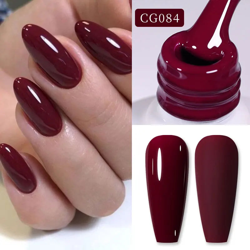 BORN PRETTY 10ML Nude Brown Fall Gel Nail Polish White Halloween Fall - Hiddengem