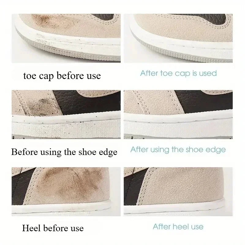 Eraser White Shoe Brush Decontamination Cleaning Eraser Shoe and Boot Cleaner for Matte Leather Fabric and Rubber Care Tools - Hiddengem