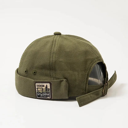 Hip Hop Docker Caps Unisex Skullcaps Men Women Dome Melon Skullies Beanie Cap Fashion Vintage Brimless Landlord Hat Streetwear
