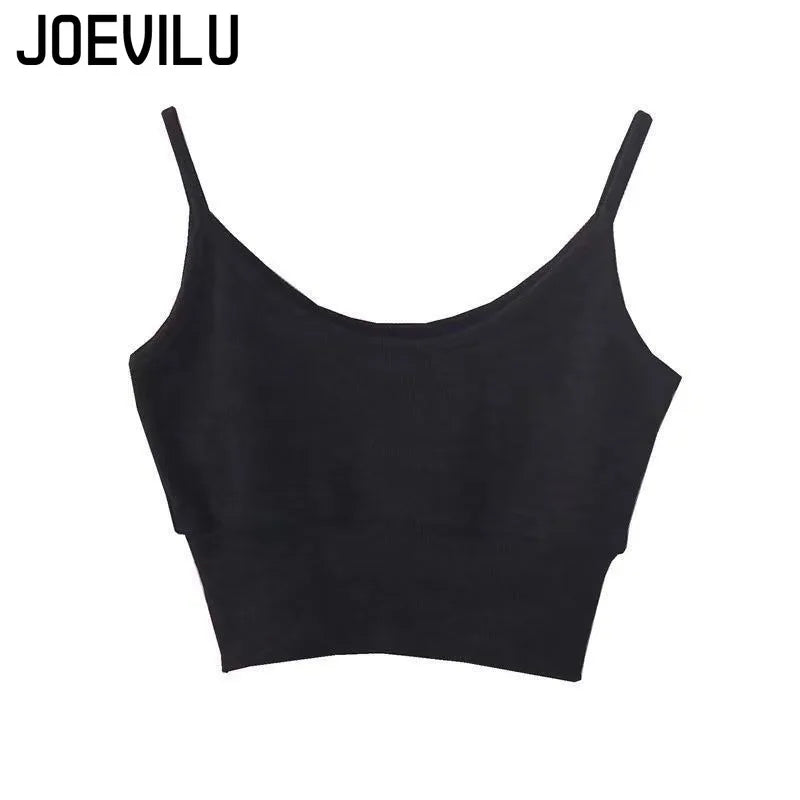 Oversized Crop Sweatshirt and Spaghetti Strap - Hiddengem
