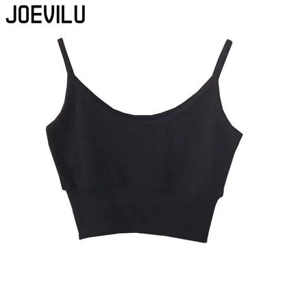 Oversized Crop Sweatshirt and Spaghetti Strap - Hiddengem