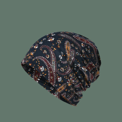 Hip Hop Women Dance Hat Fashion Spring Autumn Warm Beanies Skullies Causal Lady Outdoor Floral Soft Beanie For Female Beauty Hat