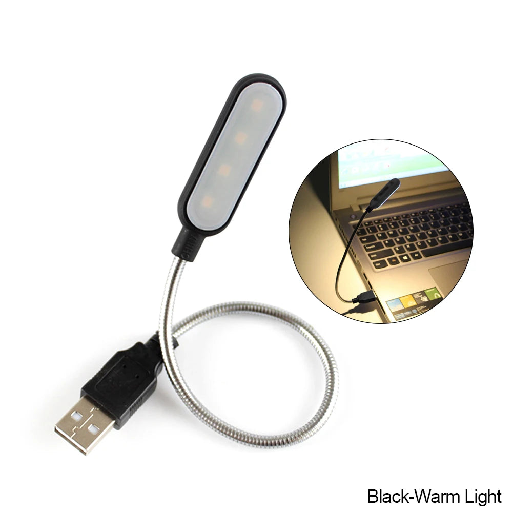 USB LED Reading Lamp Portable Flexible - Hiddengem