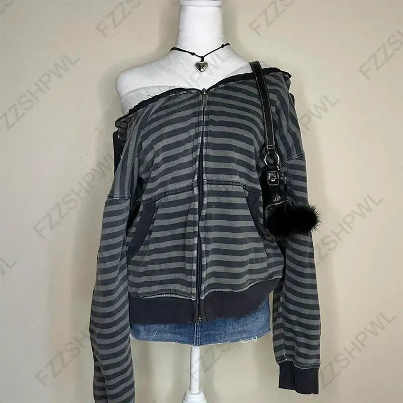Grunge Punk Hip Hop  Women's Hoodie - Hiddengem