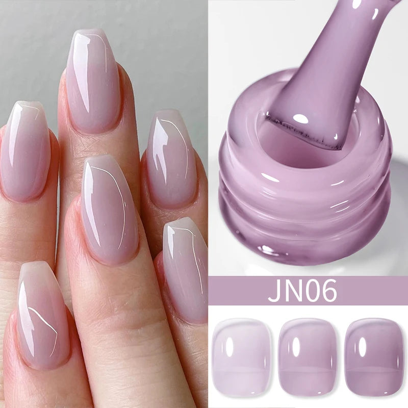BORN PRETTY 10ML Nude Brown Fall Gel Nail Polish White Halloween Fall - Hiddengem