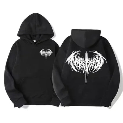 Rapper Graphic Hoodies Men Retro Hip Hop Hoodie Fashion Oversized Sweatshirt Streetwear