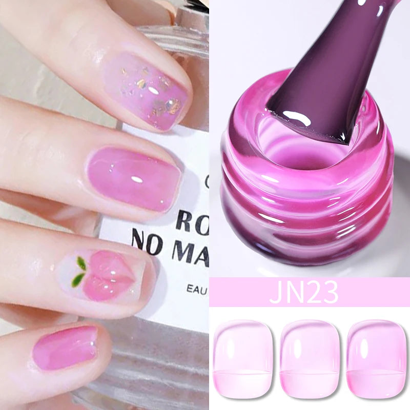 BORN PRETTY 10ML Nude Brown Fall Gel Nail Polish White Halloween Fall - Hiddengem