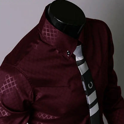 Men classy yet sophisticated  Turn-down  shirt