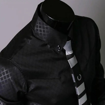 Men classy yet sophisticated  Turn-down  shirt