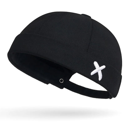 Men Hip Hop Hats Vintage Beanie Hat Summer Adjustable Landlord Hat Trendy Streetwear Docker Cap Women men Brimless Skullies Cap