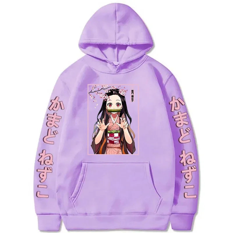 Unisex anime street hoodie - Hiddengem